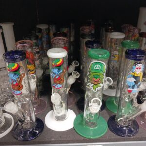 10 Straight Glass Water Pipe