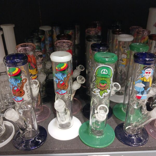 10 Straight Glass Water Pipe