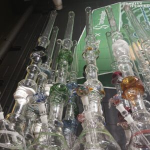 46 2 Skull Beaker Glass Water Pipe
