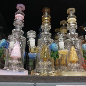 10 Volcano Glass Water Pipe