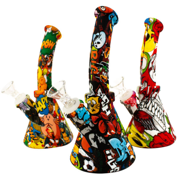 9 Silicone Beaker Water Pipe