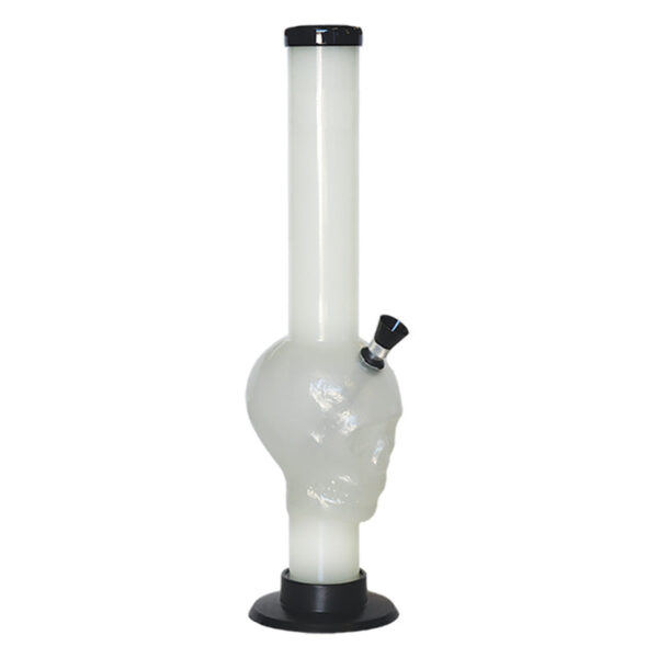 9 Glow Skull Acrylic Water Pipe