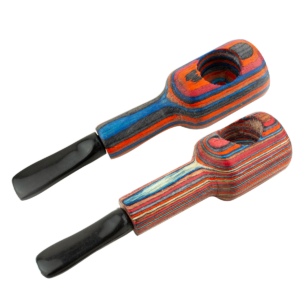 3.5 Colored Wooden Hand Pipe