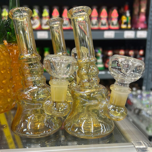 5.5 Mini Fumed Shower Bend Glass Water Pipe