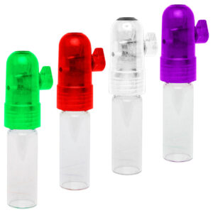 Large Glass Vial with Bullet Cap