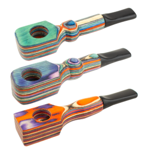 4.5 Colored Wooden Hand Pipe