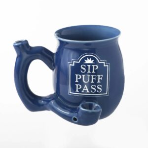 4.5 Premium Sip, Puff, Pass Novelty Ceramic Pipe Mug