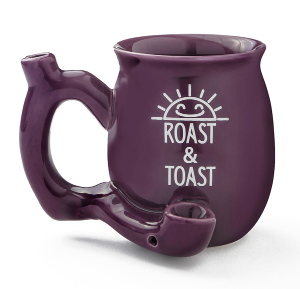 4.5 Premium Roast & Toast Novelty Ceramic Pipe Mug