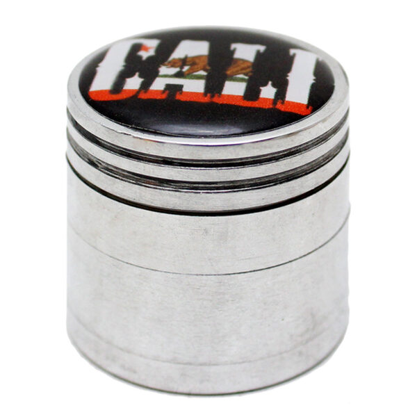 Aluminum 4 Part Assorted Sticker 32mm Grinder