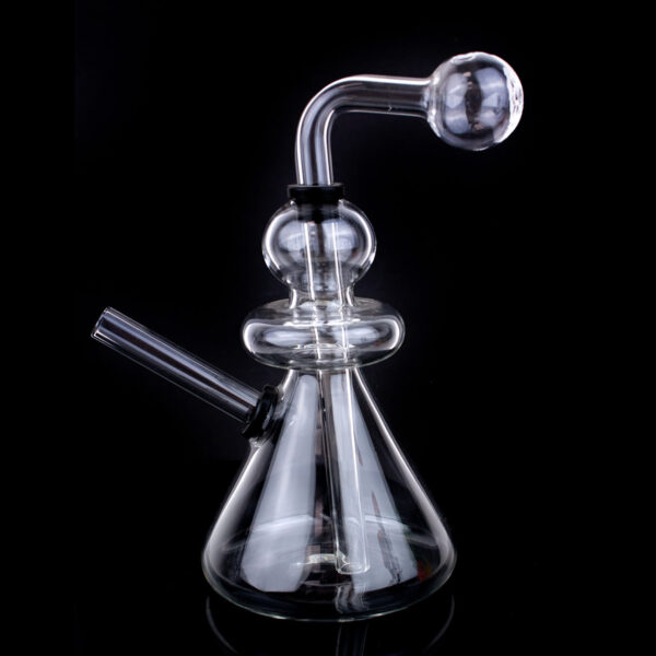 5.5 Beaker Burner Bubbler Water Pipe Clear