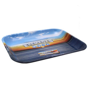 Elements Large Metal Rolling Tray 14 x 11 x 1.25