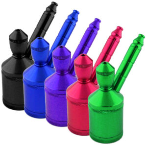 4 Container & Grinder Metal Hand Pipe