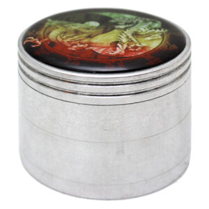 Aluminum 4 Part Assorted Sticker 53mm Grinder