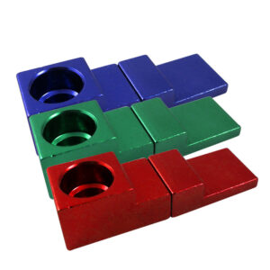 2 Magnetic Cube Metal Hand Pipe