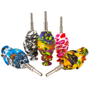 6 Grenade Silicone Decal Print Nectar Collector