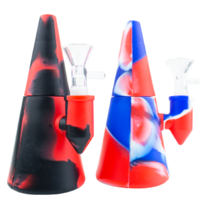 6 Silicone Cone Water Pipe with Shower Head