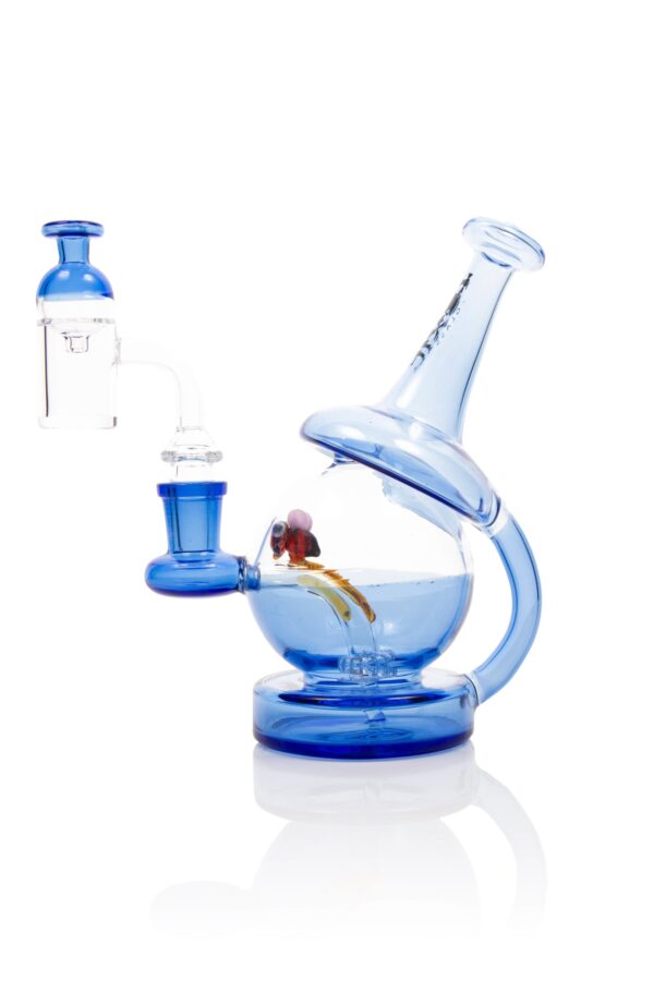 6 TX34 Toxic Bee Dome Complete Rig Kit Water Pipe by MK 100 Glass