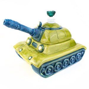 Tank 6x10 Novelty Ceramic Water Pipe