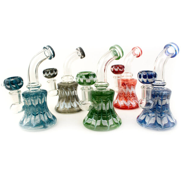 6 Wig Pattern - Glass Water Pipe