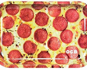 OCB Pepperoni Pizza Metal Rolling Tray