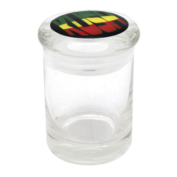 Small Assorted Sticker Glass Jar