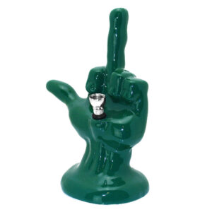 9 Hand Middle Finger Ceramic Water Pipe