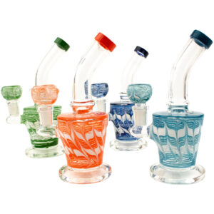 7 Stack Colored Wig Bend Water Pipe
