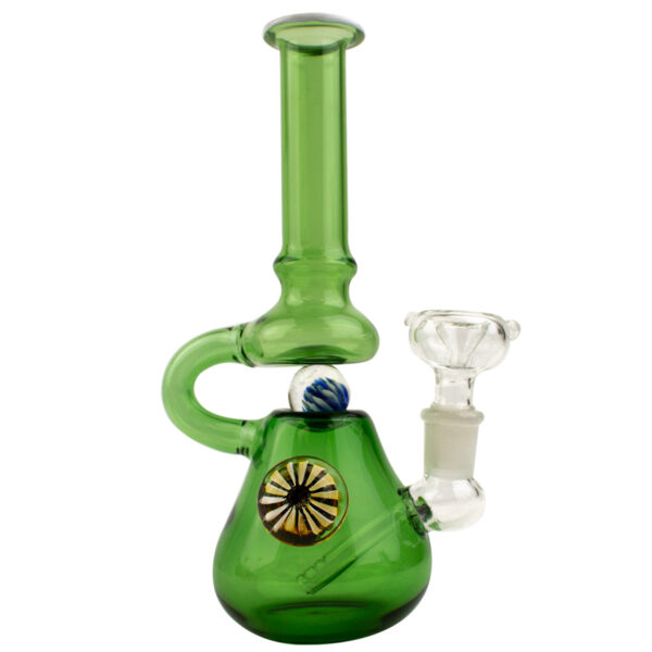 8 Spinner Ball Flower Implosion - Glass Water Pipe