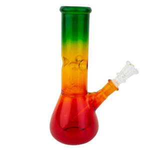 8 Rasta Beaker Glass Water Pipe