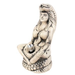8 Snake Woman Ceramic Water Pipe