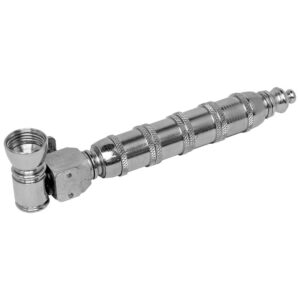 6 Quadruple Chamber Metal Hand Pipe
