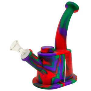 8 Bent Neck Silicone Water Pipe