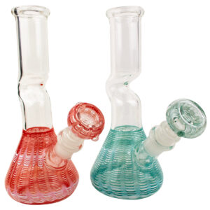 8 Zong Bent Beaker Glass Water Pipe