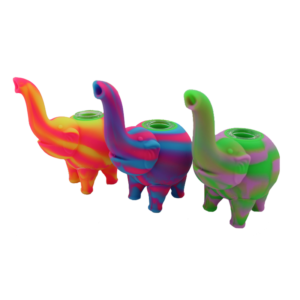 5 Silicone Elephant Hand Pipe