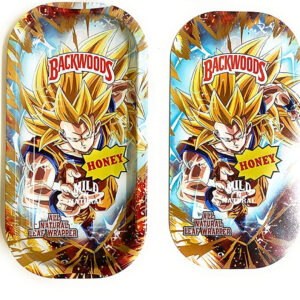 Backwoods Goku Super Saiyan Magnetic Top Rolling Tray