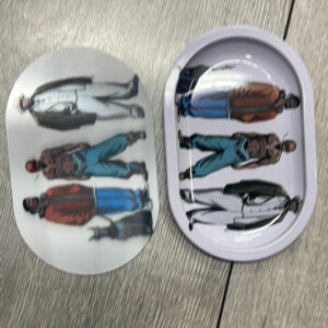 3D Mini Metal Rolling Tray- Tupac and Biggie