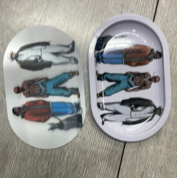 3D Mini Metal Rolling Tray- Tupac and Biggie