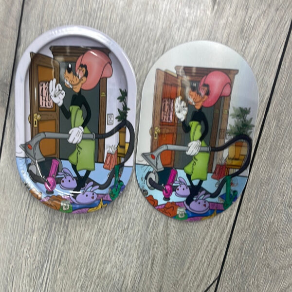 3D Mini Metal Rolling Tray- Goofy Cleaning