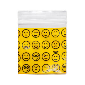 Apple 125x125 Assorted Pattern Design Plastic Ziplock Baggies 1,000 Bags