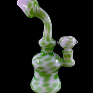 Silver & Gold Fumed Glass Pipe
