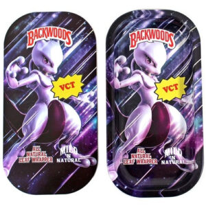 Backwoods Mewtwo Art Magnetic Top Rolling Tray