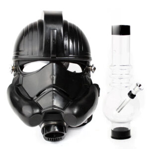 Black Horror Gas Mask with Acrylic Water Pipe M10