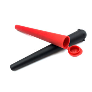 Plastic Cone Tube King Size 116mm Air Tight Doob Tube Round Top 1000ct