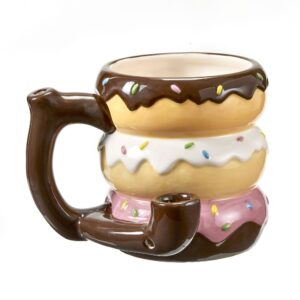 4.5 Donuts Mug Novelty Ceramic Pipe