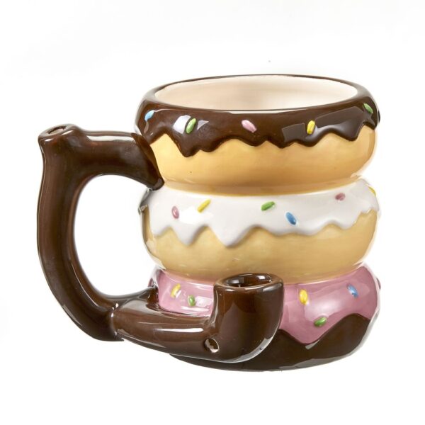 4.5 Donuts Mug Novelty Ceramic Pipe