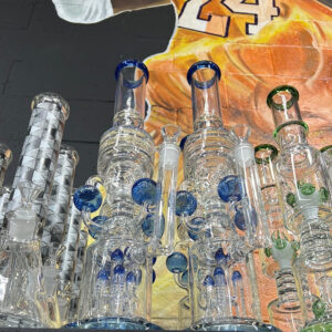 20 Ice Catcher Chamber With Percolator Glass Water Pipe