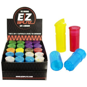EZ Splitz Cap & Crusher - Grinder & Pop Top - 20ct