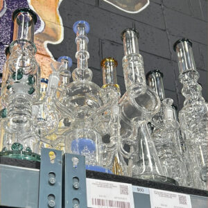 17 Ice Catcher With Percolator Herbal Refinery Glass Water Pipe