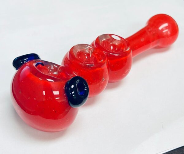 5.5 3 Bowl Hand Pipe Assorted Colors