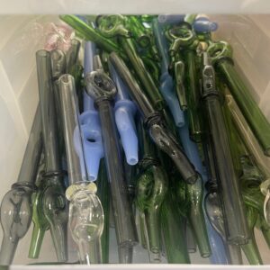 Glass Straw Nectar Collector - Assorted Colors